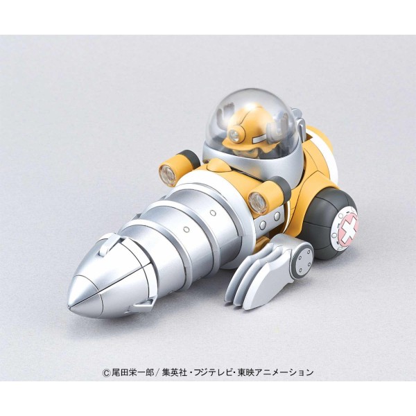 Figura bandai hobby one piece model kit chopper drill con chopper robot 4 chopper robo series