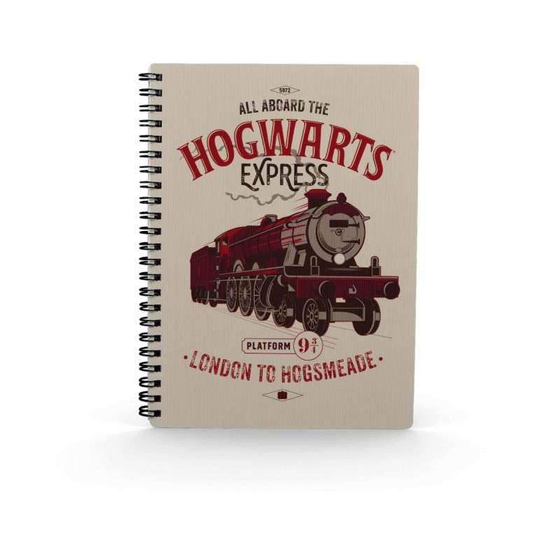 Libreta efecto 3d sd toys harry potter all aboard hogwarts express