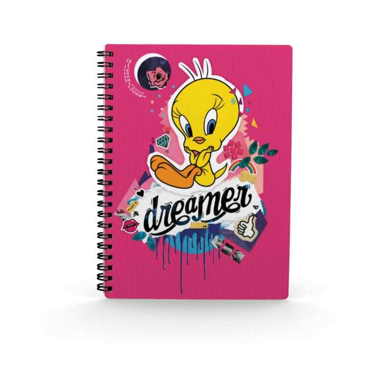 Libreta efecto 3d sd toys looney tunes piolin dreamer