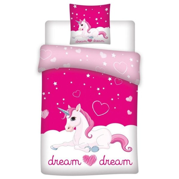 Funda Nordica Unicornio Microfibra 140x200cm