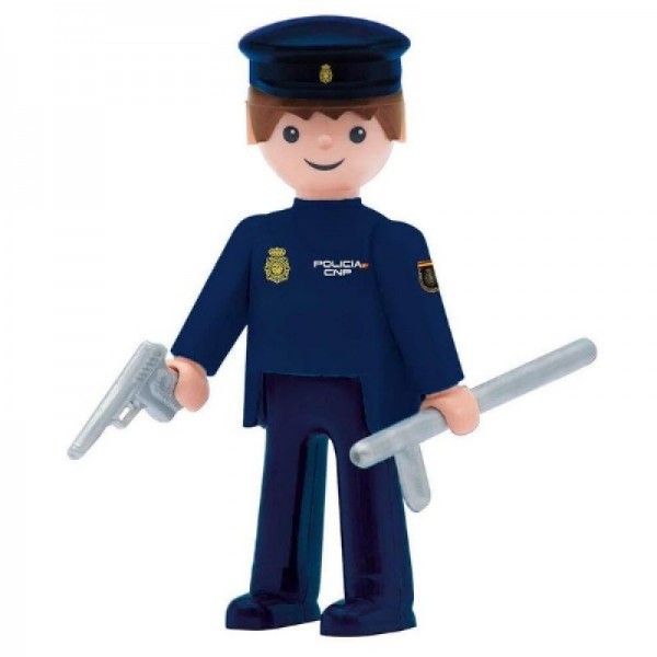 Figura Articulada Pokeeto Policía Nacional Hombre (8,5 x 4 x 12,3 cm)