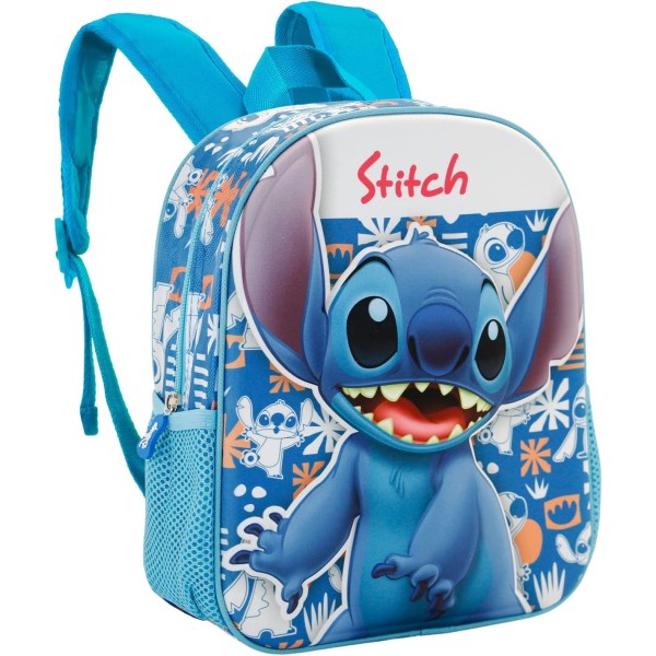 Mochila 3D Lilo y Stitch 31x27x11cm.