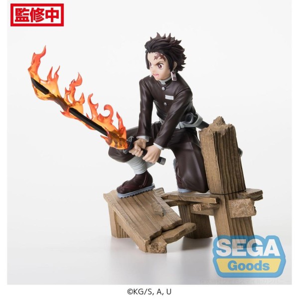 Figura sega demon slayer kimetsu no yaiba tanjiro kamado swordsmith village arc 12 cm