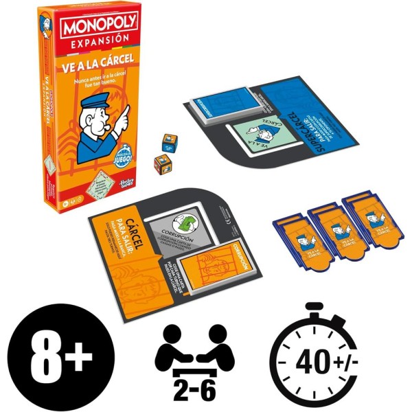 Expansión hasbro monopoly ve a la cárcel