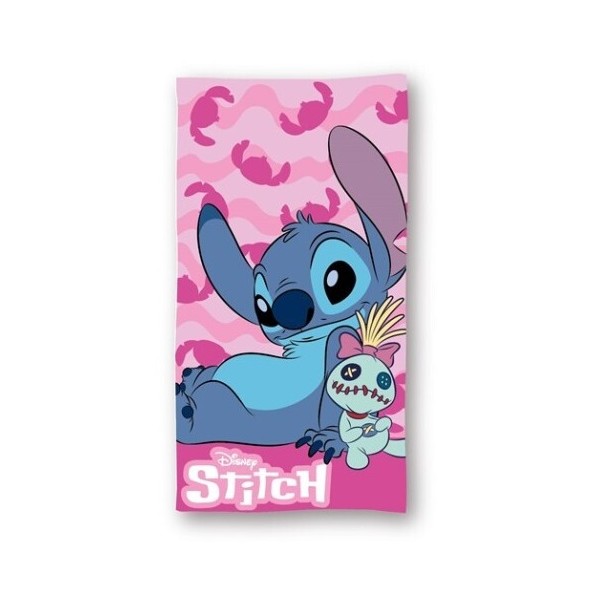 Toalla Stitch Disney Microfibra 70X140 Cm.