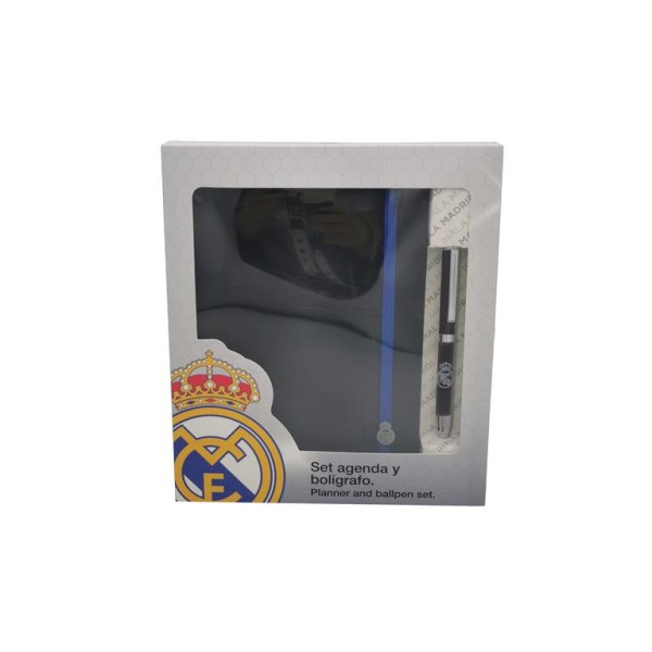 Set Agenda y Bolígrafo Real Madrid