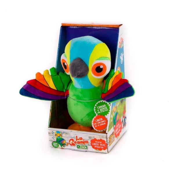 Peluche interactivo lorito pepe 7