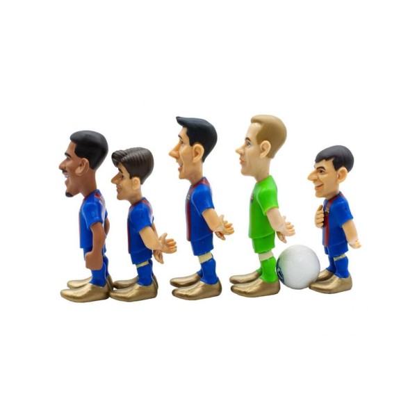 Pack 5 figuras minix fc barcelona