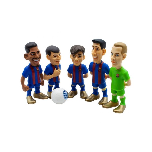 Pack 5 figuras minix fc barcelona