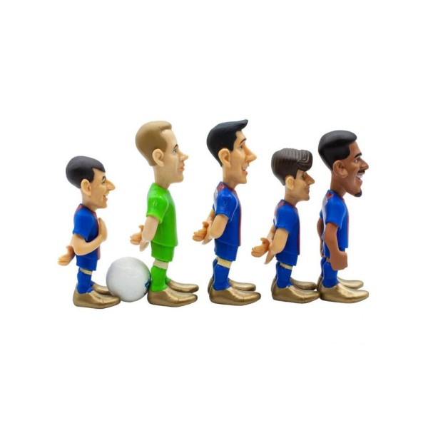 Pack 5 figuras minix fc barcelona