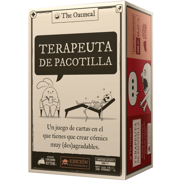 Juego de mesa terapeuta de pacotilla