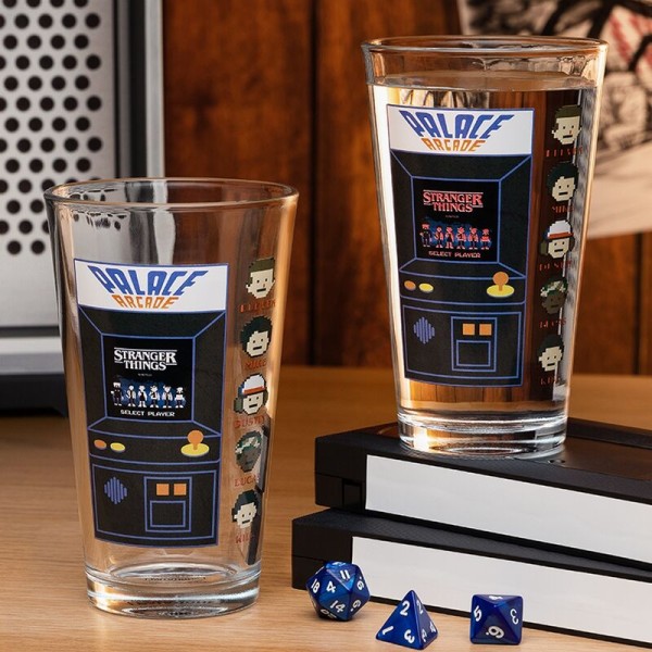 Vaso térmico de cristal paladone stranger things arcade