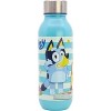 Botella de agua reutilizable infantil de plástico con tapón de acero y capacidad de 640 ml de Bluey