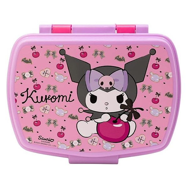 Fiambrera rectangular para el almuerzo infantil de Kuromi