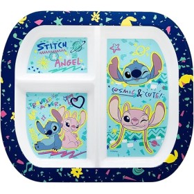 Plato infantil dividido de plástico