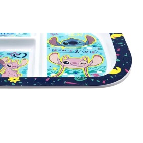 Plato infantil dividido de plástico