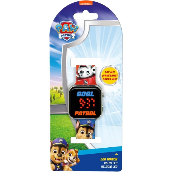 Reloj Led Paw Patrol