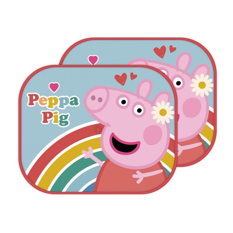Set 2 Parasoles Coche Peppa Pig