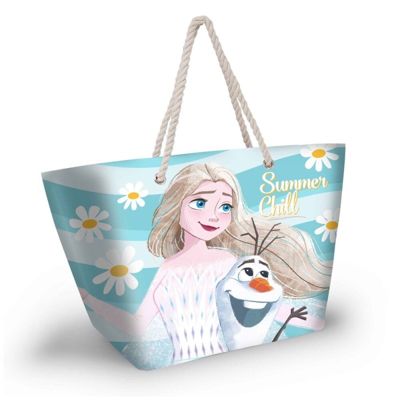 Bolsa Playa Chill Frozen Disney 37x52x17cm.