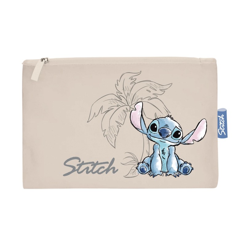 Neceser Plano Con Cremallera De 22.5X16Cm. De Lilo & Stitch