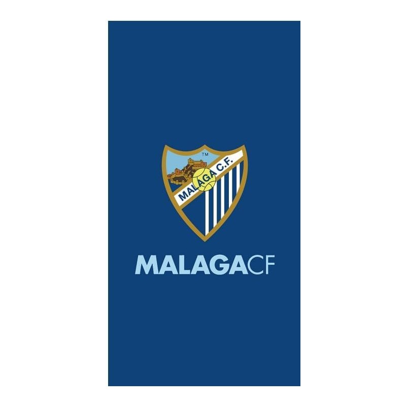 Toalla de Playa Málaga CF, 90 x 170 cm, 100% Algodón