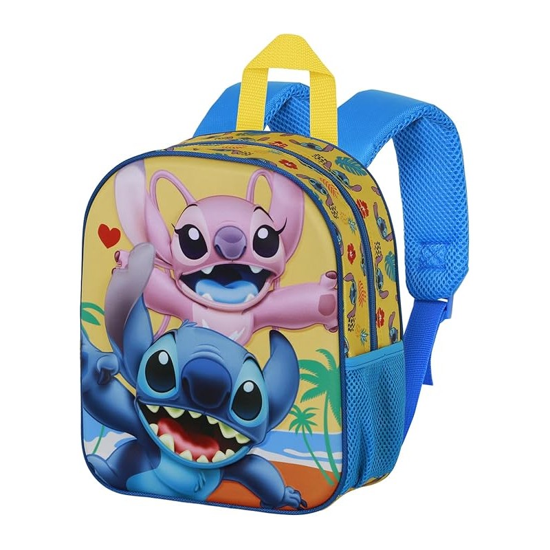 Mochila 3D Elite Disney Lilo y Stitch Ocean 25 x 30 cm