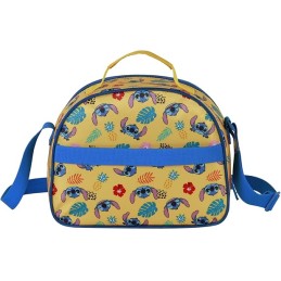 Bolsa Portamerienda 3D Unisex Kids, Azul Lilo y Stitch Disney 10x26x20 cm