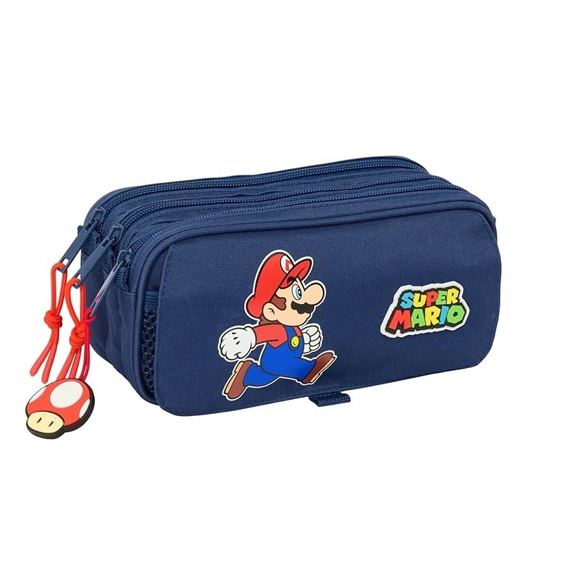 Portatodo Triple Big Super Mario Trick 21.5x8x10 cm