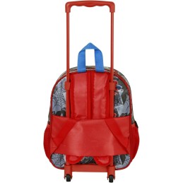 Mochila 3D con Ruedas Pequeña Marvel Spiderman Symbol 26 x 34 cm