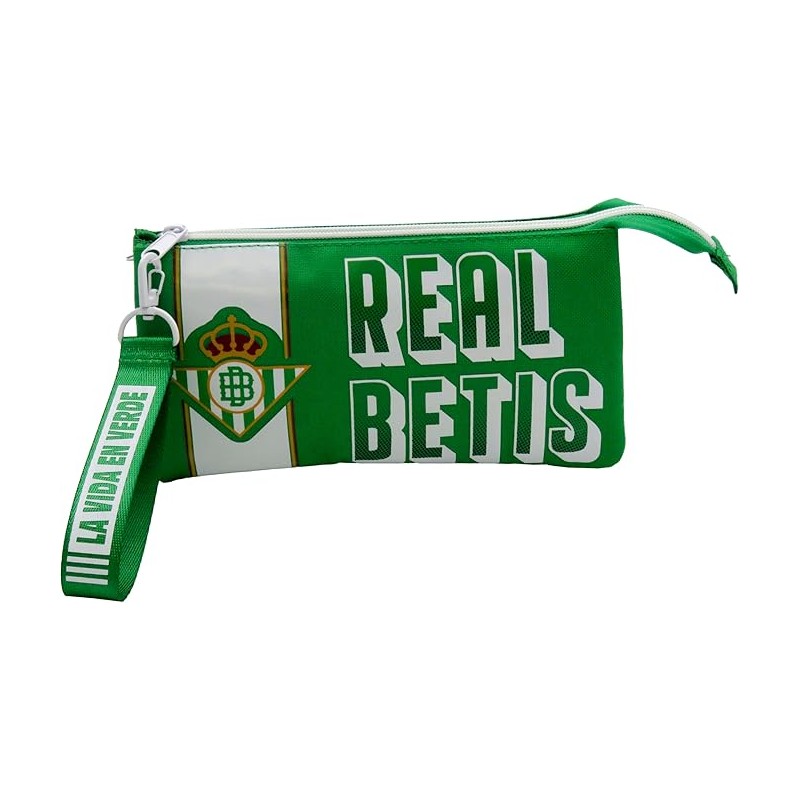 Portatodo Triple la vida en Verde Betis 23x12x3cm
