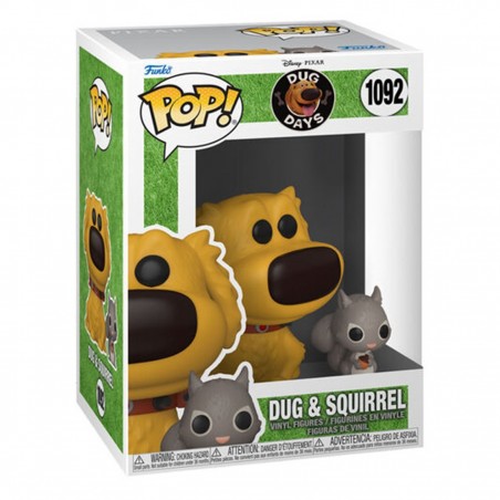 Funko pop disney up dug days dug & ardilla 57384