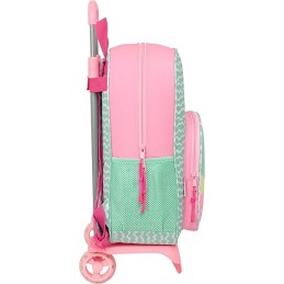 Mochila Escolar con Carro Safta Stitch Ice Cream 33x14x42 cm