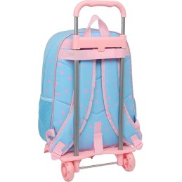 Mochila Escolar con Carro STITCH HAPPY 33x14x42 cm