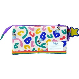 Portatodo Triple Bluey 22x12cm