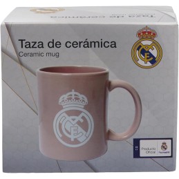 Taza Ceramica Rosa Real Madrid 300ml
