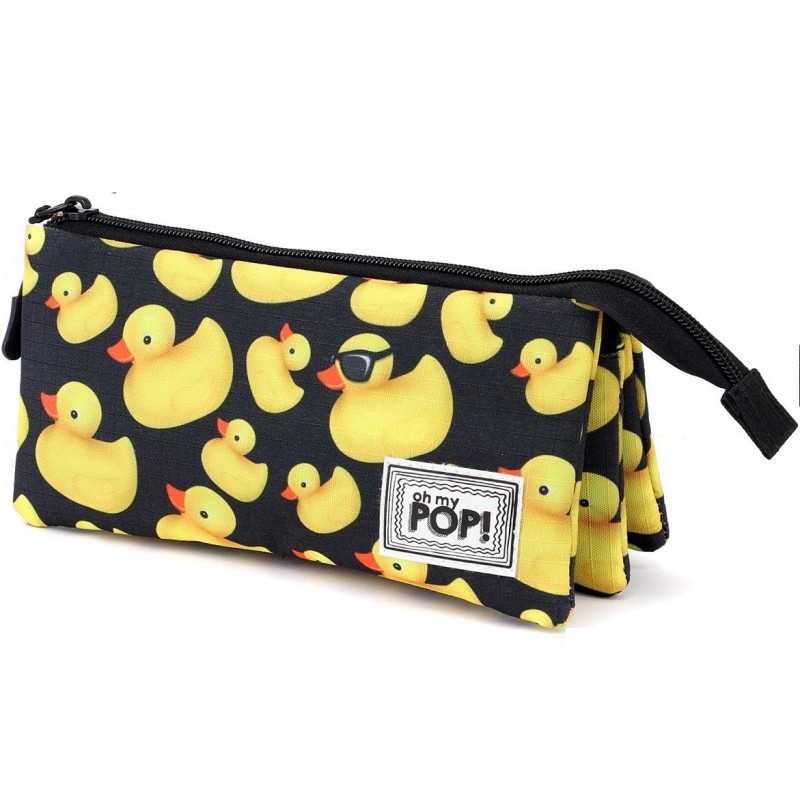 Portatodo Triple HS, Amarillo, 23 x 11 cm