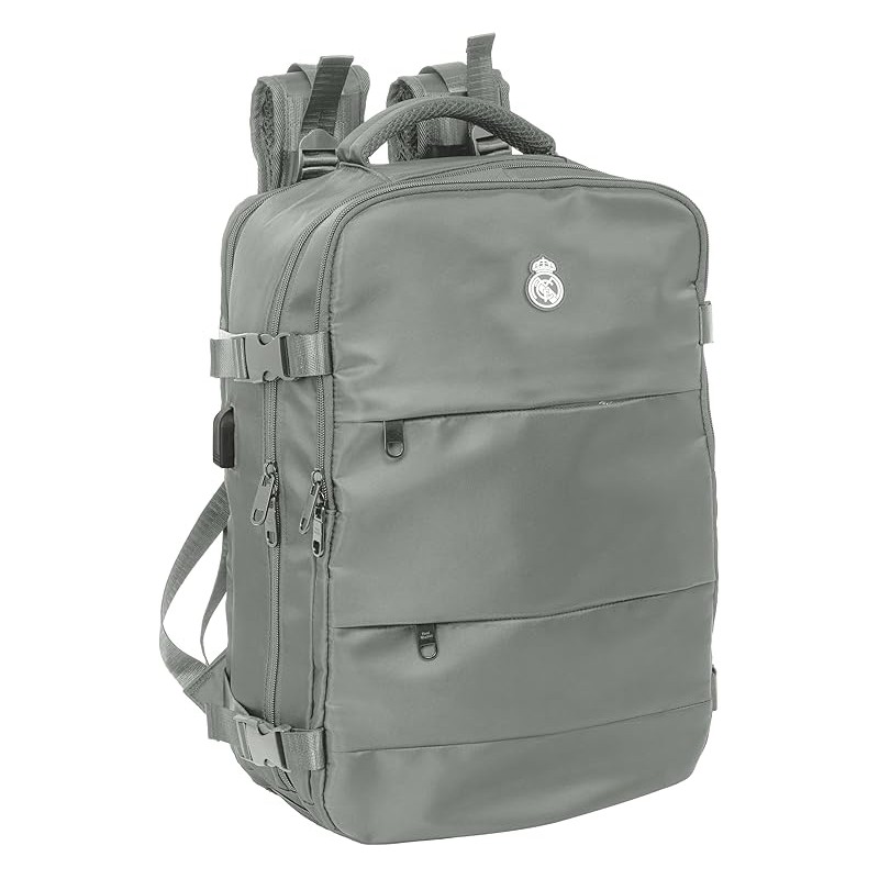 Mochila de Viaje en Cabina, Para Portátil 15,6'', Real Madrid 29x19x44cm