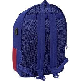 Mochila F.C.Barcelona Para Portátil 15.6" y USB, 31x18x44 cm