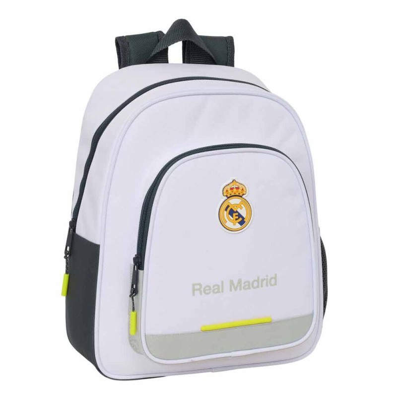 Mochila Infantil Adap.Carro Real Madrid 1ª Equip. 25/26 28x10x34cm