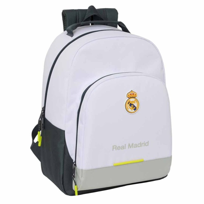 Mochila Infantil Adap.Carro Real Madrid 1ª Equip. 25/26 32x15x42cm