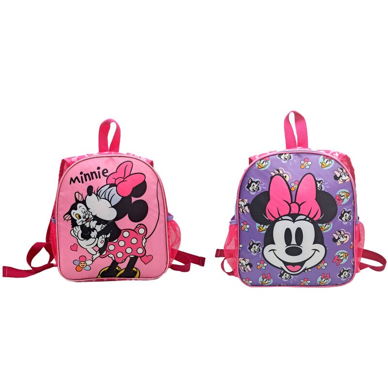 Mochila Minnie Disney Reversible 30x26x10cm.