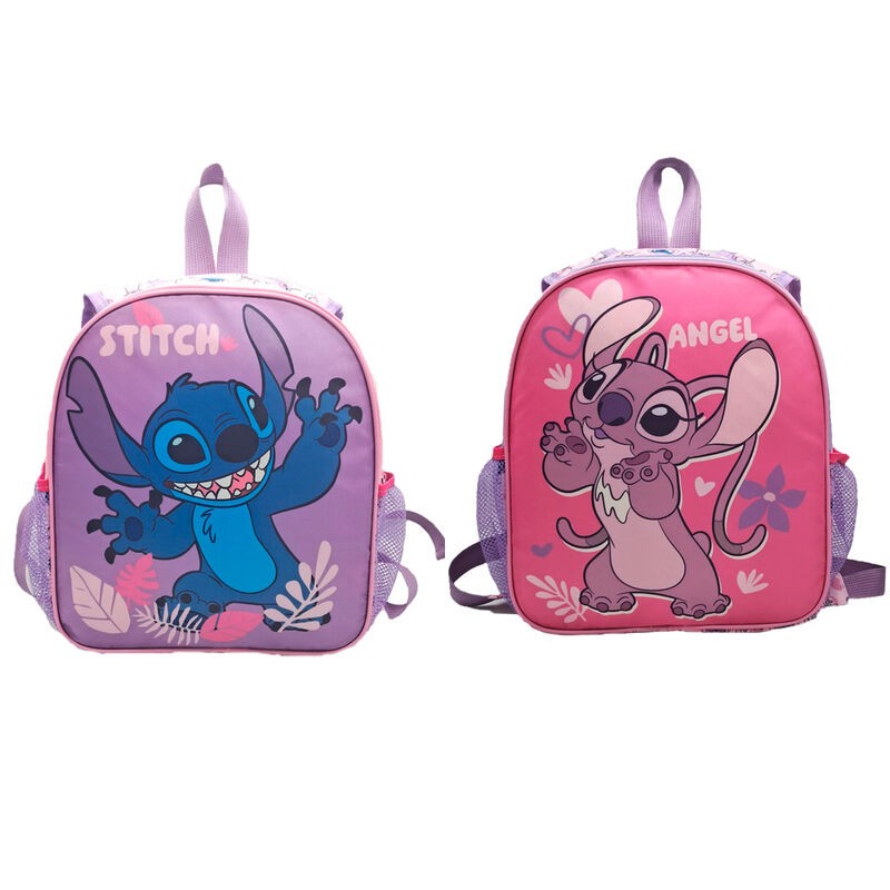 Mochila Stitch Disney Reversible 30x26x10cm.