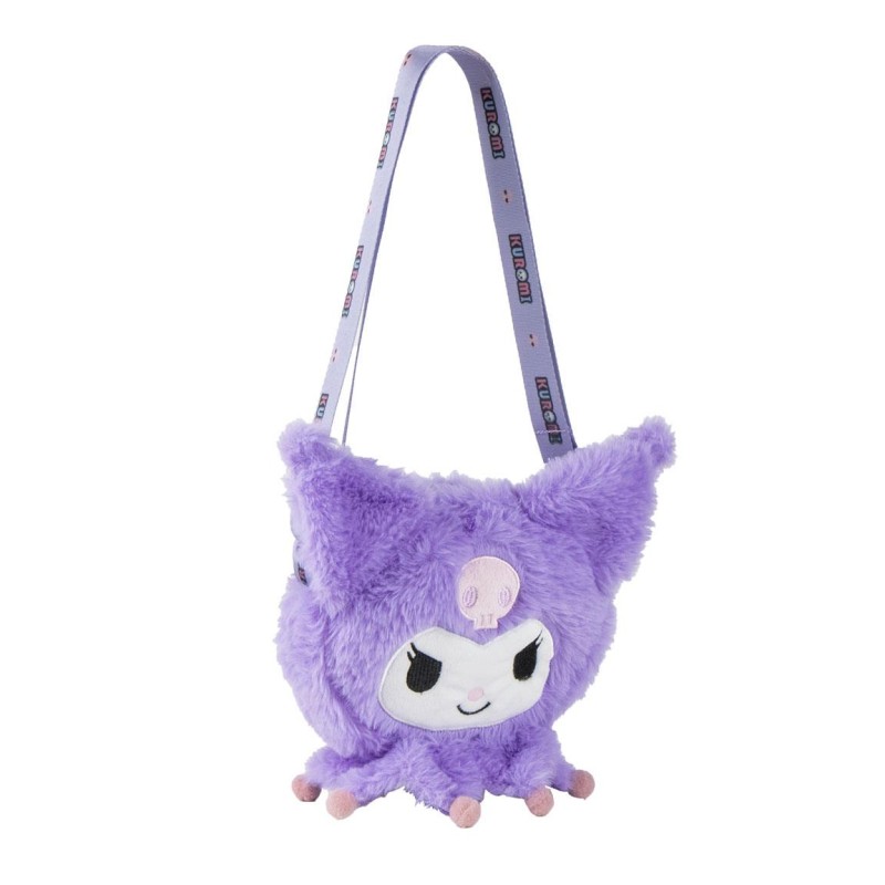 Bolso Peluche Kuromi 14x12x4cm.