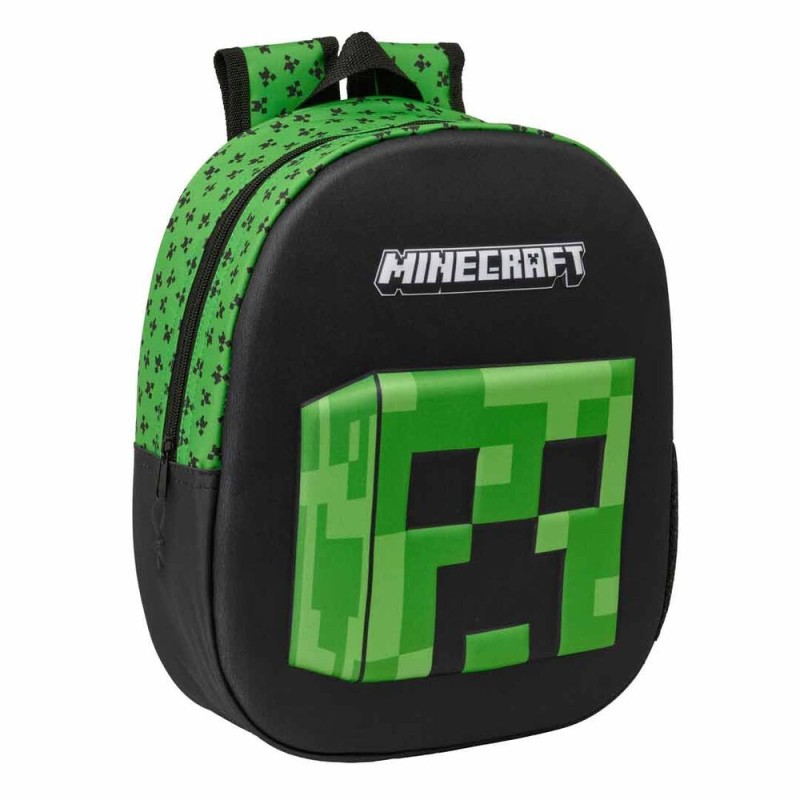 Mochila 3D Minecraft 27X10X33 Cm