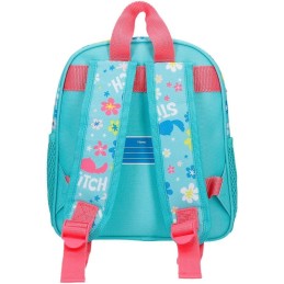 Mochila Preescolar Azul Disney Aloha Stitch 23x25x10 cm