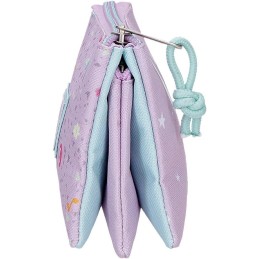 Monedero Disney Lovely Stitch Morado 14x10x3,5 cm