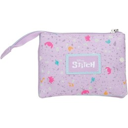 Monedero Disney Lovely Stitch Morado 14x10x3,5 cm