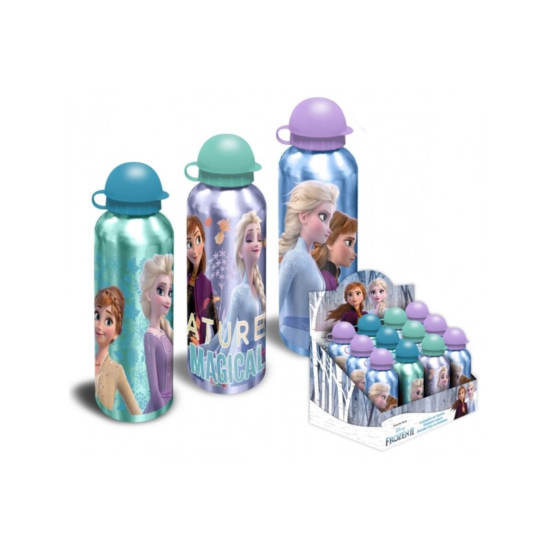 Botella Aluminio Frozen 500 ml
