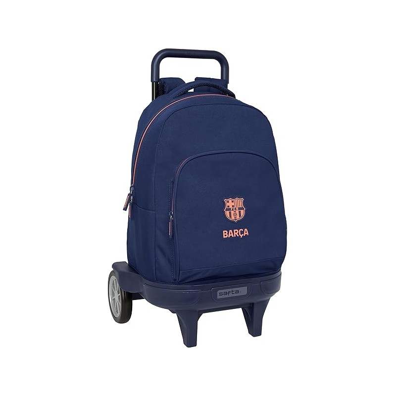 Mochila Grande con Ruedas, Compact Evolución, Extraíble F.C.BARCELONA 2ª EQUIPACIÓN 33x22x45 cm