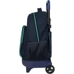 Mochila Grande con Ruedas, Compacta, Extraíble REAL MADRID 2ª EQUIPACIÓN 25/26 33x22x45 cm